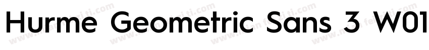 Hurme Geometric Sans 3 W01 Bold字体转换